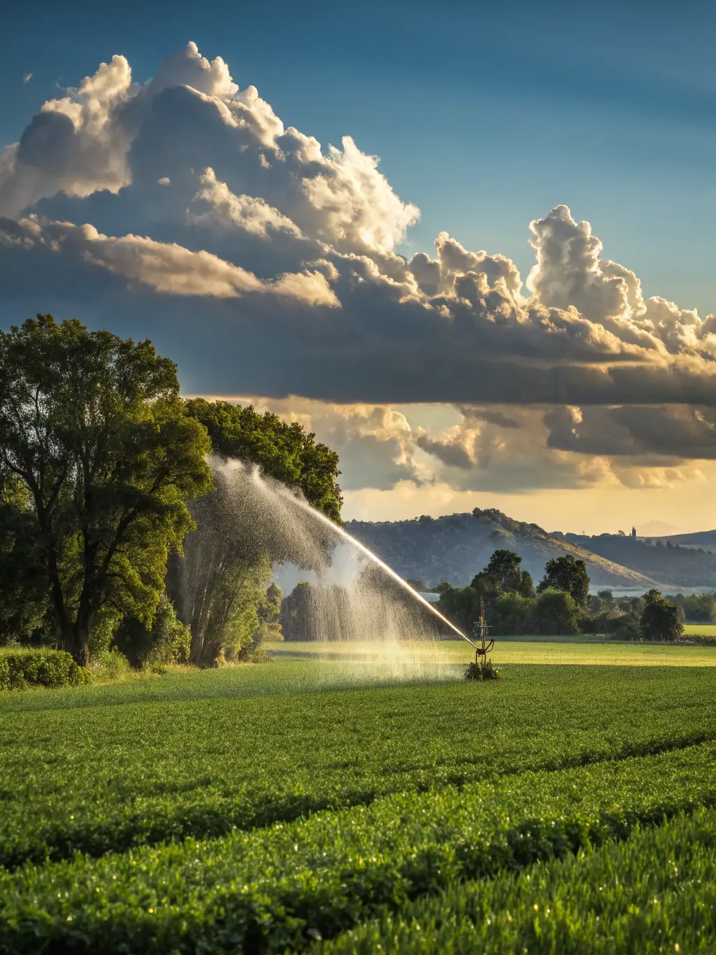A warm, inviting image of a summer meadow with the sun shining, representing abundance and vitality.